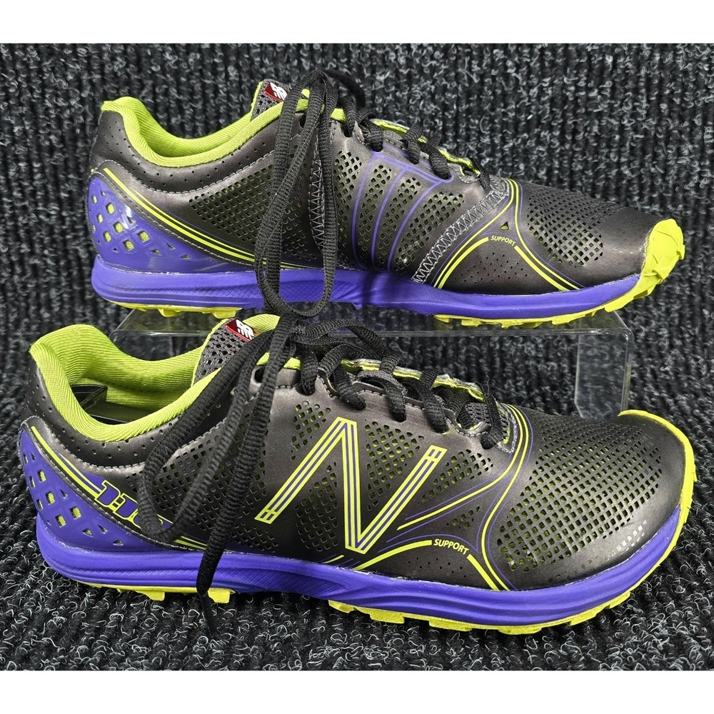 New Balance 110 Women's 8.5 Trail Running Shoes‎ Black Purple WT110BE Minimalist